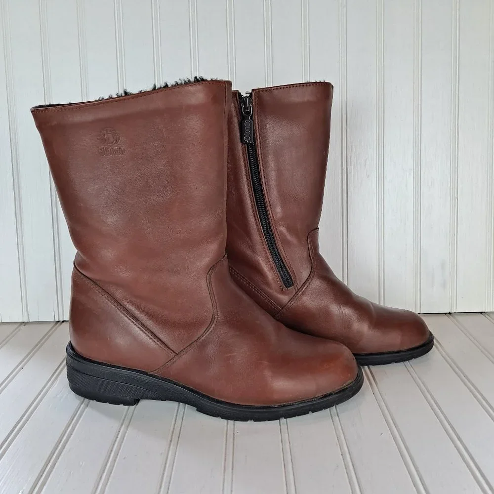 Blondo Canadian Leather Side Zip Boots Sz 7